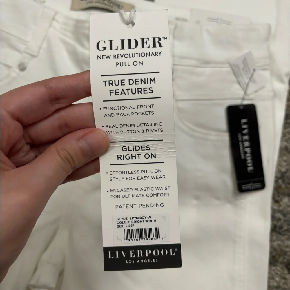 Liverpool Glider Cropped Pull-On Jeans Sz 2/26P NWT | Liverpool Pull-On Cropped- - Picture 5 of 15